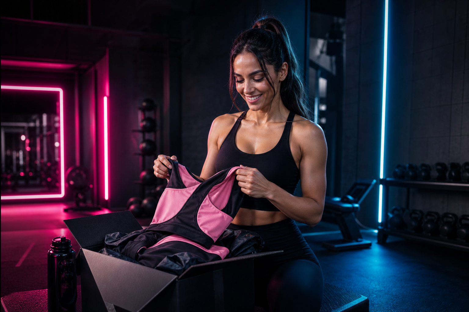 Cliente satisfeita com a garantia de troca Eu Mais Fitness
